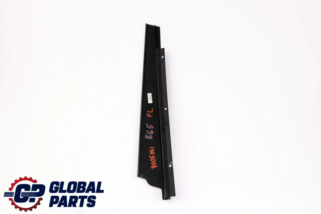 Acabado Marco Ventana B-Pilar Delantero Izquierdo Puerta Glanzschwarz para BMW E65 con número de pieza 7005041 BMW E65 Acabado Marco Ventana B-Pilar Delantero Izquierdo Puerta Glanzschwarz - SKU 7005041 - Número de pieza 7005041