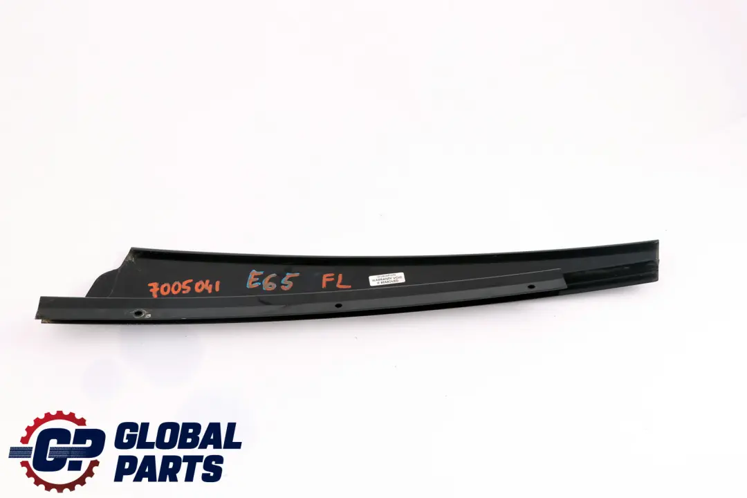 Finisher Window Frame B-Pillar Front Left N/S Door Glanzschwarz to BMW 7 Series E65 with Part number 7005041 BMW 7 Series E65 Finisher Window Frame B-Pillar Front Left N/S Door Glanzschwarz - SKU 7005041 - Part number 7005041