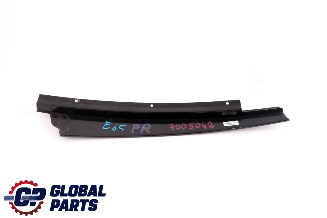 BMW E65 Finisher Telaio Finestra Pilastro Anteriore Destro Porta Nero Lucido - SKU 7005042 - Numero di parte 7005042