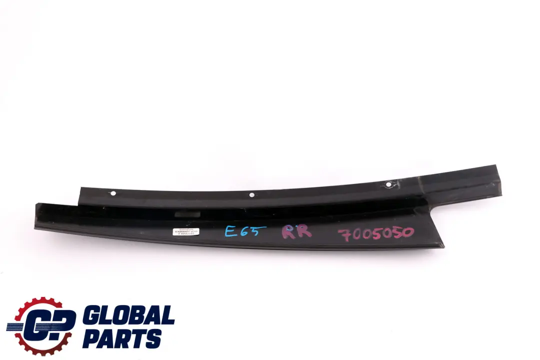BMW E65 E66 Couverture Fenetre Montant B Arriere Droite Noir Brillant - SKU 7005050 - Numéro de pièce 7005050