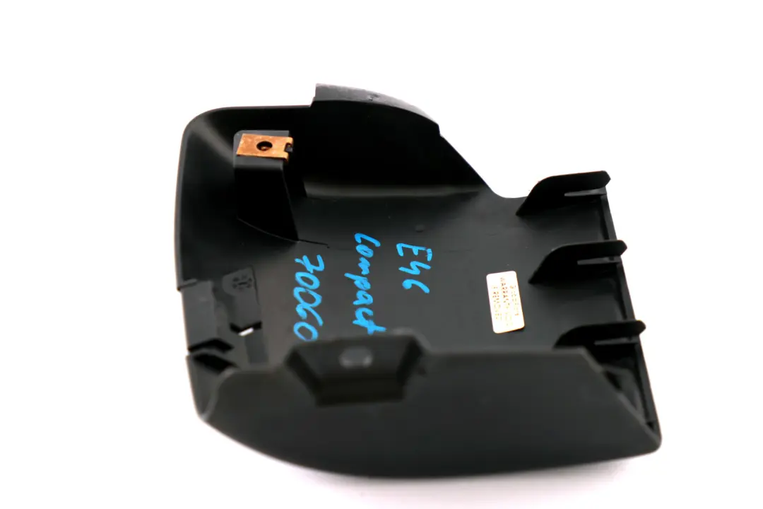 Belt Outlet Guide Tunnel Rear Left N/S to BMW 3 Series E46 Compact Cover with Part number 7000099 BMW 3 Series E46 Compact Cover Belt Outlet Guide Tunnel Rear Left N/S - SKU 7006011 - Part number 7000099
