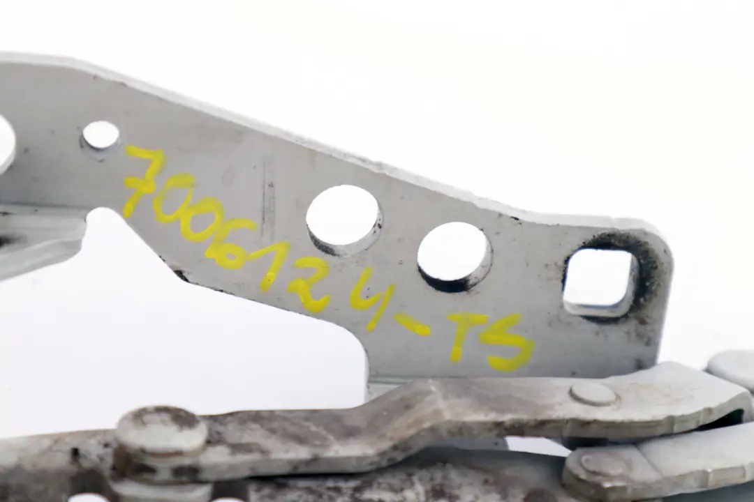 BMW X5 E53 Motor Derecho Capó Bisagra Capó O/S Titan Plata 8402174 - SKU 7006124-TS - Número de pieza 7006124