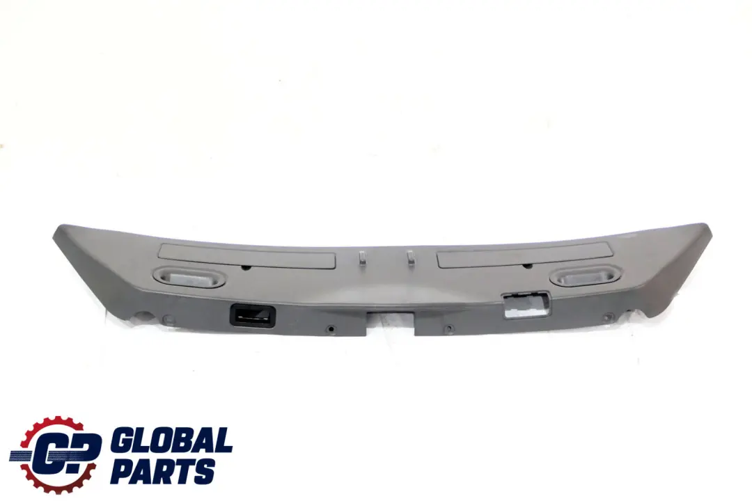 BMW 7 Series E65 E66 Trunk Tail Lid Lower Trim Panel Basaltgrau Grey - SKU 7007030 - Part number 7007030