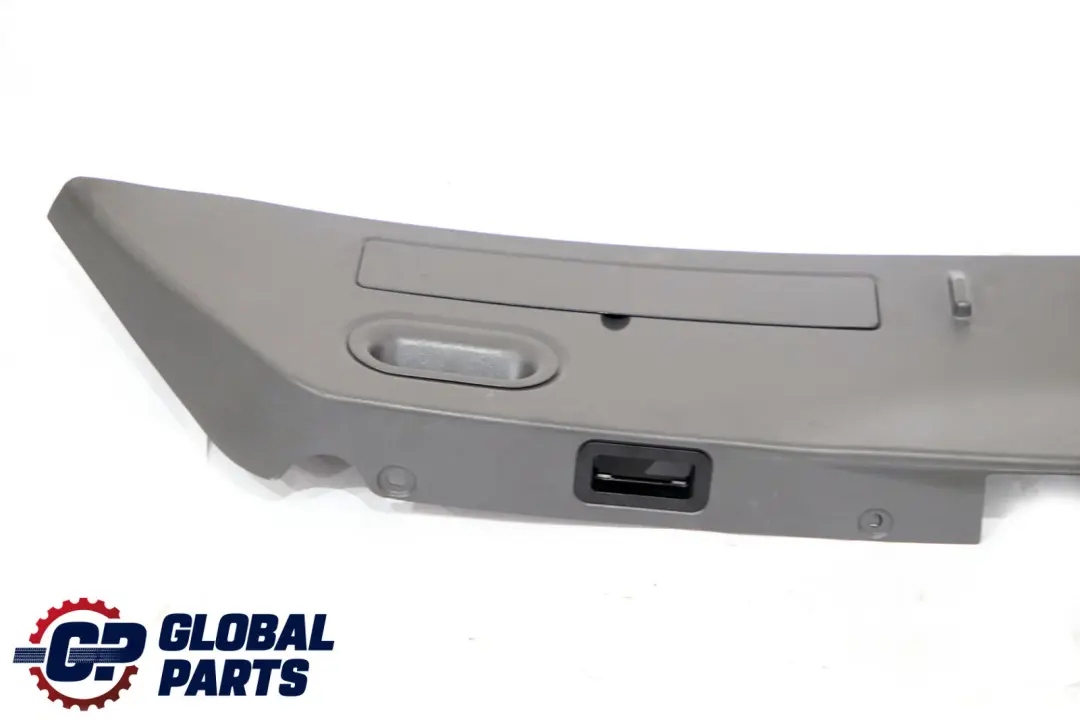 BMW 7 Series E65 E66 Trunk Tail Lid Lower Trim Panel Basaltgrau Grey - SKU 7007030 - Part number 7007030