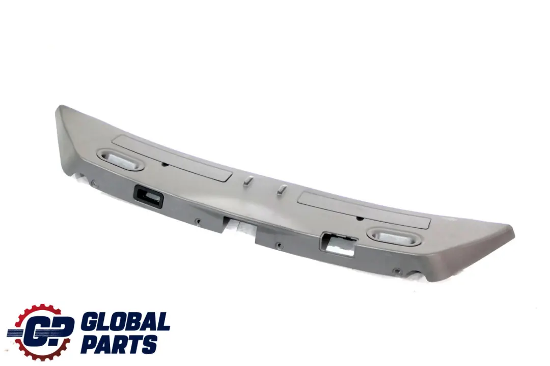 BMW 7 Series E65 E66 Trunk Tail Lid Lower Trim Panel Basaltgrau Grey - SKU 7007030 - Part number 7007030