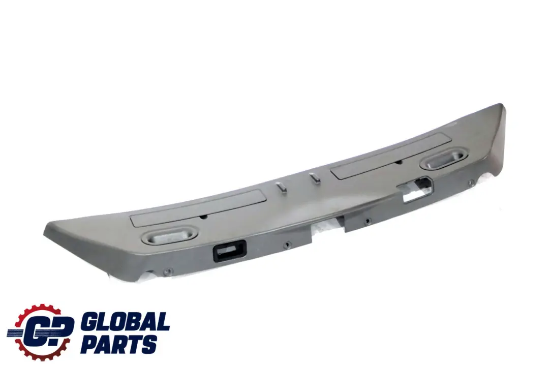 BMW 7 Series E65 E66 Trunk Tail Lid Lower Trim Panel Basaltgrau Grey - SKU 7007030 - Part number 7007030