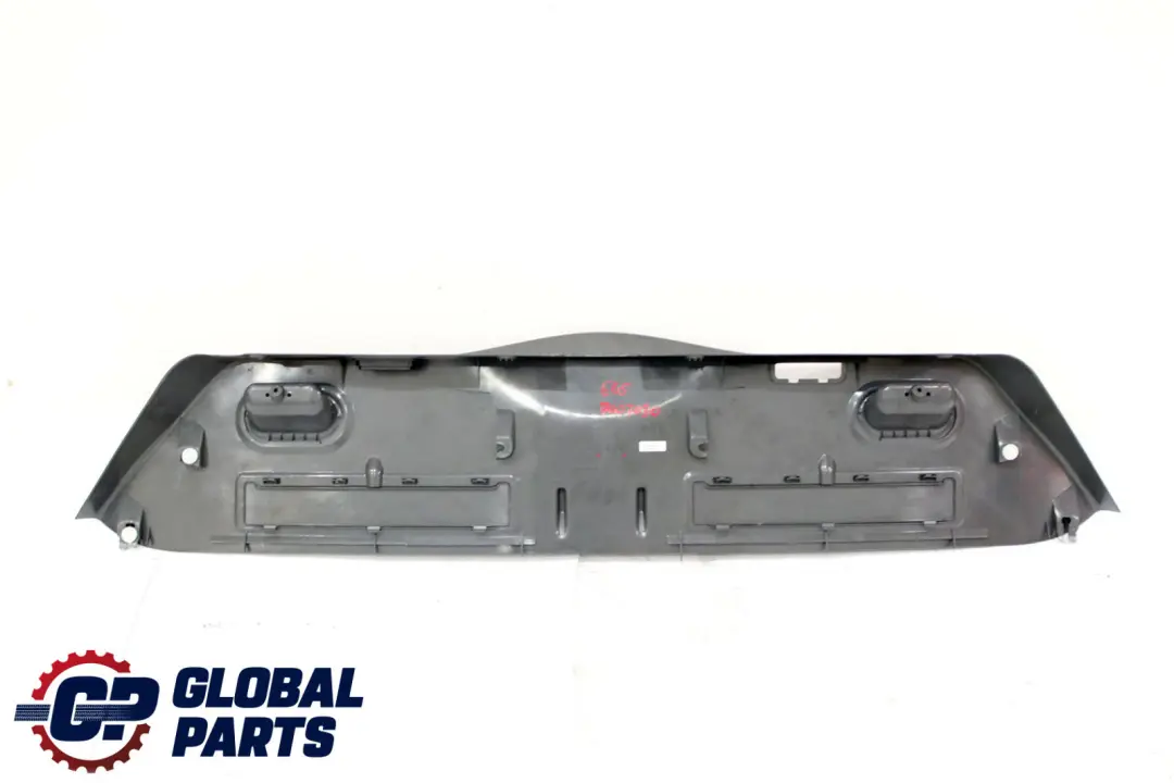 BMW 7 Series E65 E66 Trunk Tail Lid Lower Trim Panel Basaltgrau Grey - SKU 7007030 - Part number 7007030