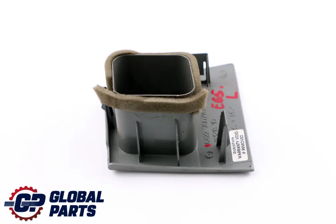 BMW 7 Series E65 E66 E67 Left Dash Trim Air Vent CoverN/S Dark Silver - SKU 7007147 - Part number 7007147