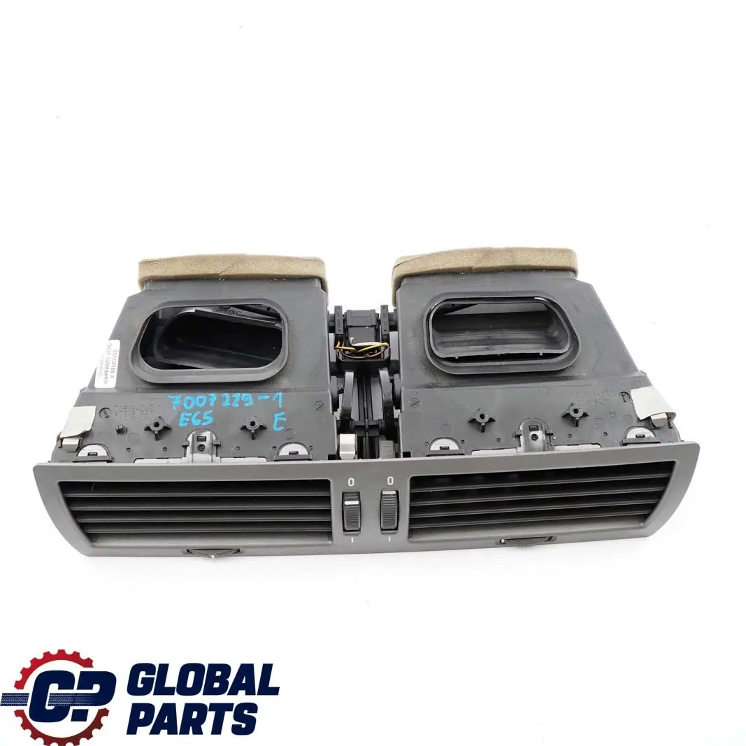 Front Center Fresh Air Grille Vent Dark Silver to BMW E65 E66 E67 with Part number 7007229 BMW E65 E66 E67 Front Center Fresh Air Grille Vent Dark Silver - SKU 7007229-1 - Part number 7007229