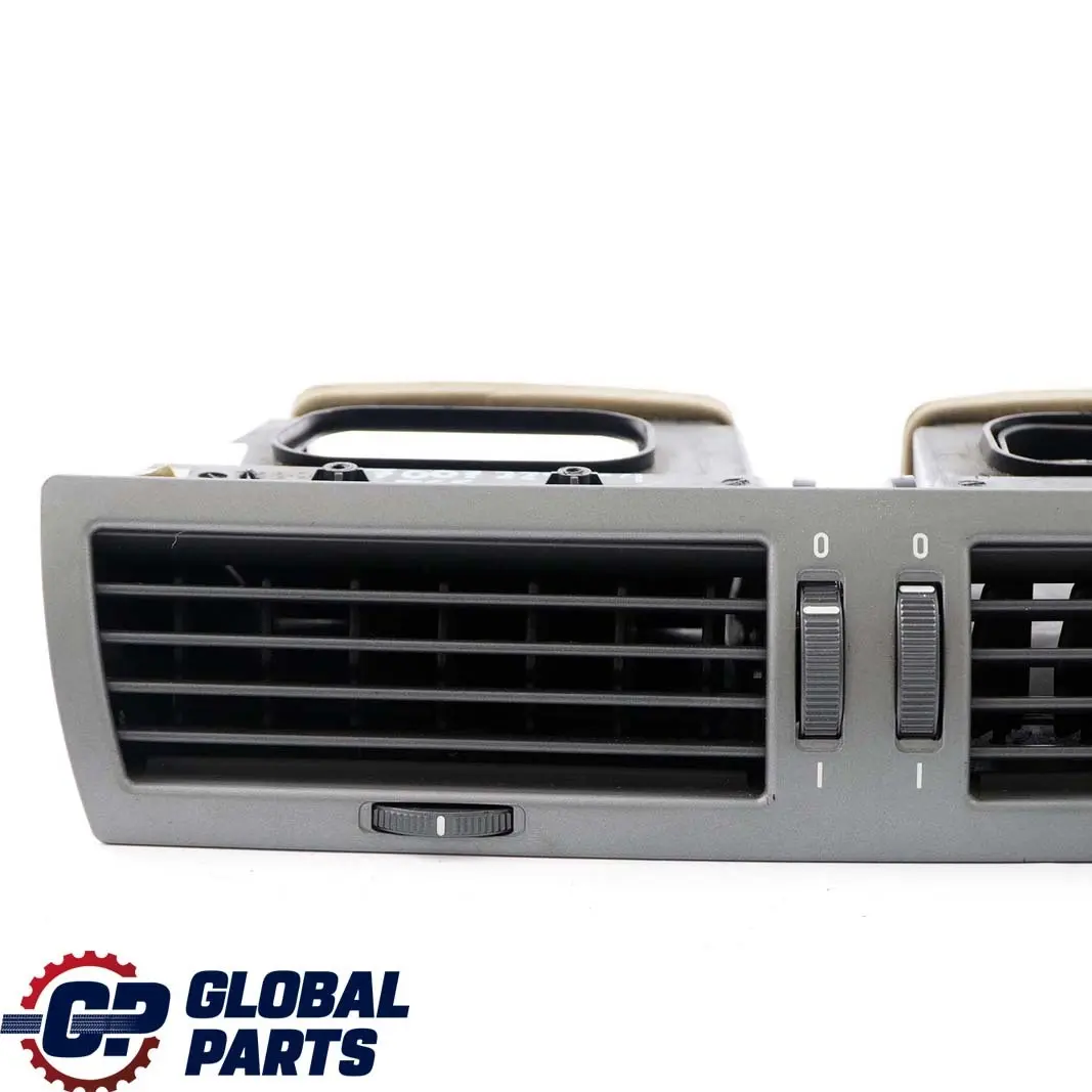 Front Center Fresh Air Grille Vent Dark Silver to BMW E65 E66 E67 with Part number 7007229 BMW E65 E66 E67 Front Center Fresh Air Grille Vent Dark Silver - SKU 7007229-1 - Part number 7007229