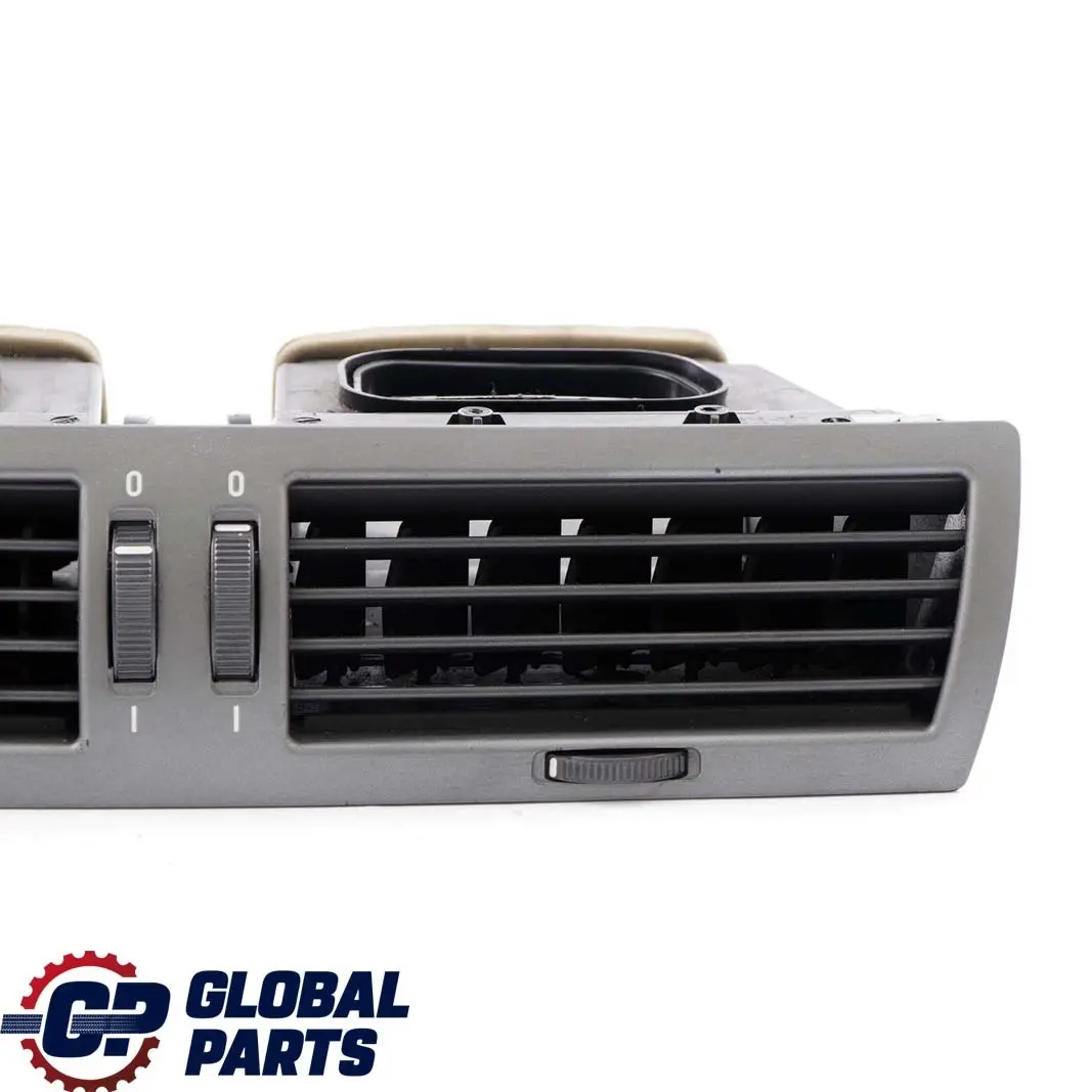 Front Center Fresh Air Grille Vent Dark Silver to BMW E65 E66 E67 with Part number 7007229 BMW E65 E66 E67 Front Center Fresh Air Grille Vent Dark Silver - SKU 7007229-1 - Part number 7007229