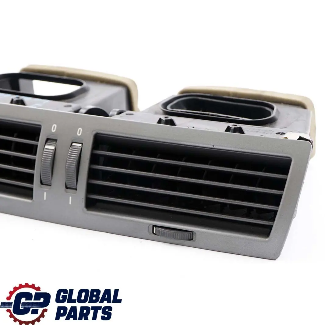 Front Center Fresh Air Grille Vent Dark Silver to BMW E65 E66 E67 with Part number 7007229 BMW E65 E66 E67 Front Center Fresh Air Grille Vent Dark Silver - SKU 7007229-1 - Part number 7007229