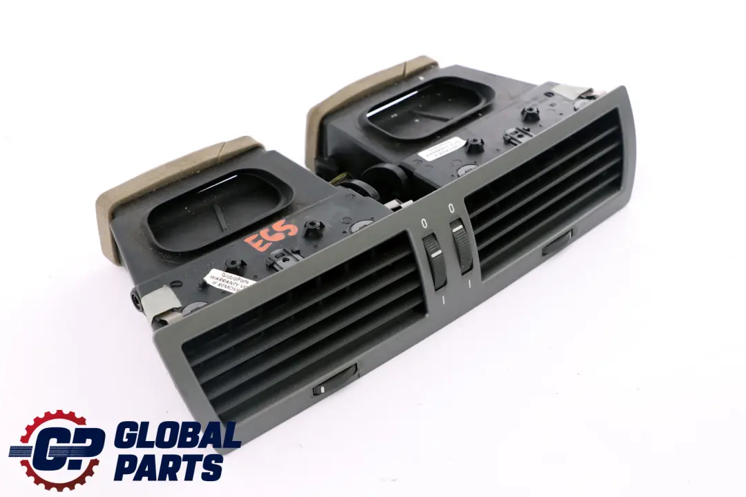 BMW 7 Series E65 E66 E67 Front Center Fresh Air Grille Vent Dark Silver - SKU 7007229 - Part number 7007229