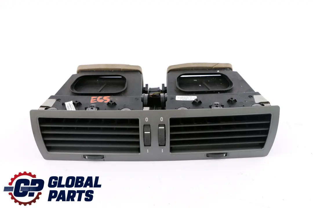 BMW 7 Reihe E65 E66 E67 Frischluftgrill Mitte Dark Silver Dunkel Silber - SKU 7007229 - Teilenummer 7007229