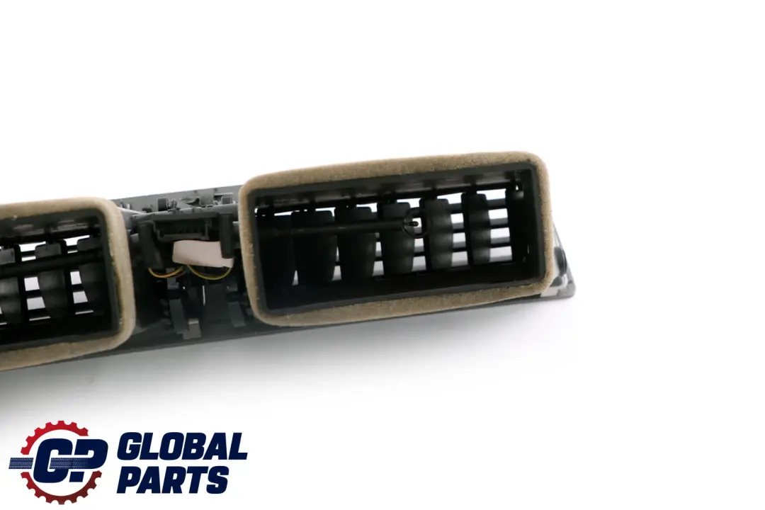 Front Center Fresh Air Grille Vent Panel Dark Silver to BMW E65 E66 E67 with Part number 7007229 BMW E65 E66 E67 Front Center Fresh Air Grille Vent Panel Dark Silver - SKU 7007229 - Part number 7007229