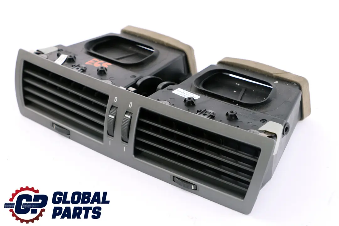 BMW E65 E66 Centro Delantero Rejilla de Ventilacion de Aire Fresco Plata Oscuro - SKU 7007229 - Número de pieza 7007229