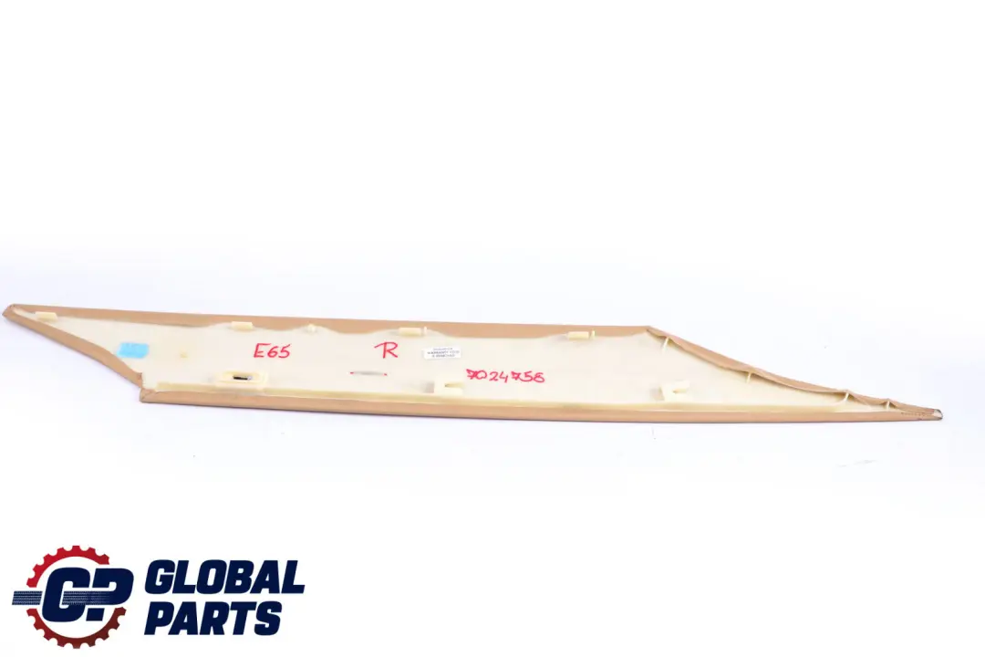Trim Panel Pillar C Column Right Beige O/S to BMW E65 E66 Rear with Part number 7007636 BMW E65 E66 Rear Trim Panel Pillar C Column Right Beige O/S - SKU 7007636-1 - Part number 7007636