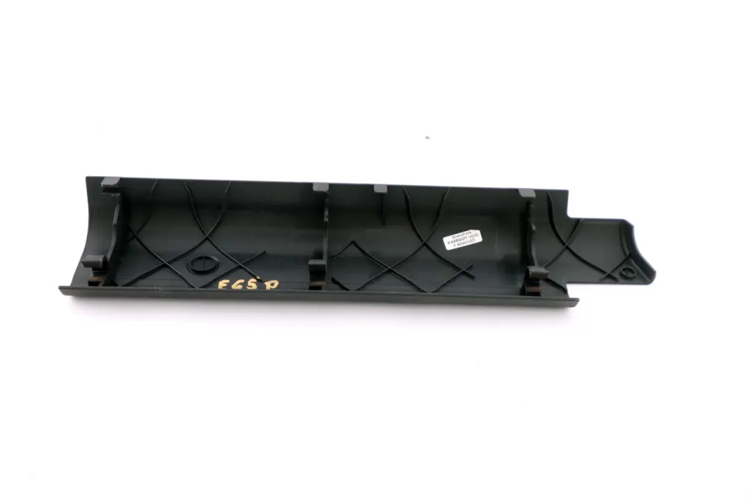 BMW E60 E61 E65 Finisher Upper Rail Front Right O/S Black 7007728 - SKU 7007730 - Part number 7007727