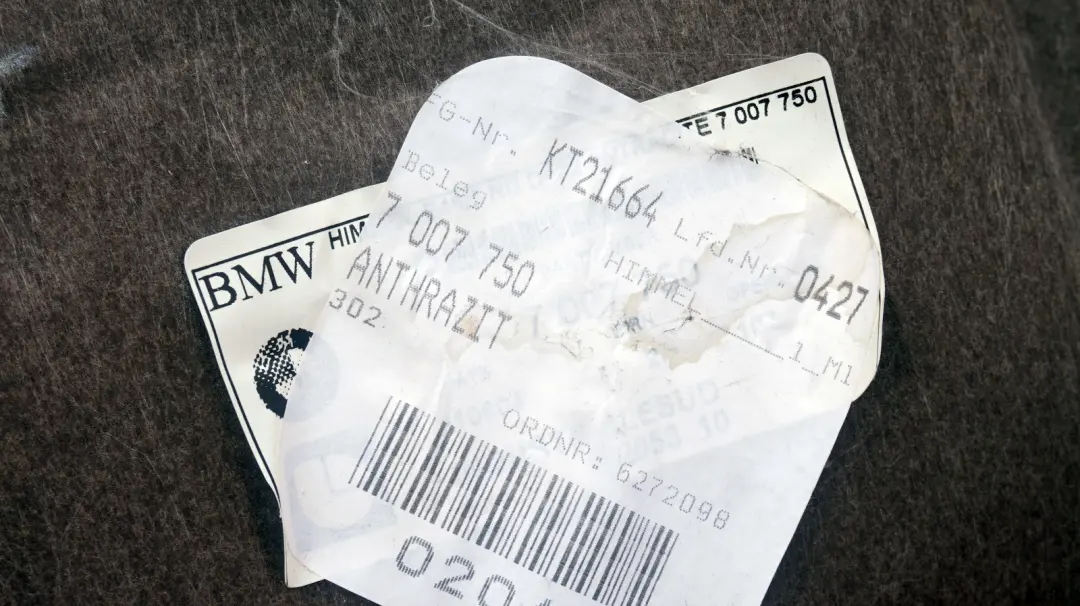 Complete Headlining Roof Lining Black + Pillars Handles to BMW 3 Series E46 Compact with Part number 7007750 BMW 3 Series E46 Compact Complete Headlining Roof Lining Black + Pillars Handles - SKU 7007750 - Part number 7007750