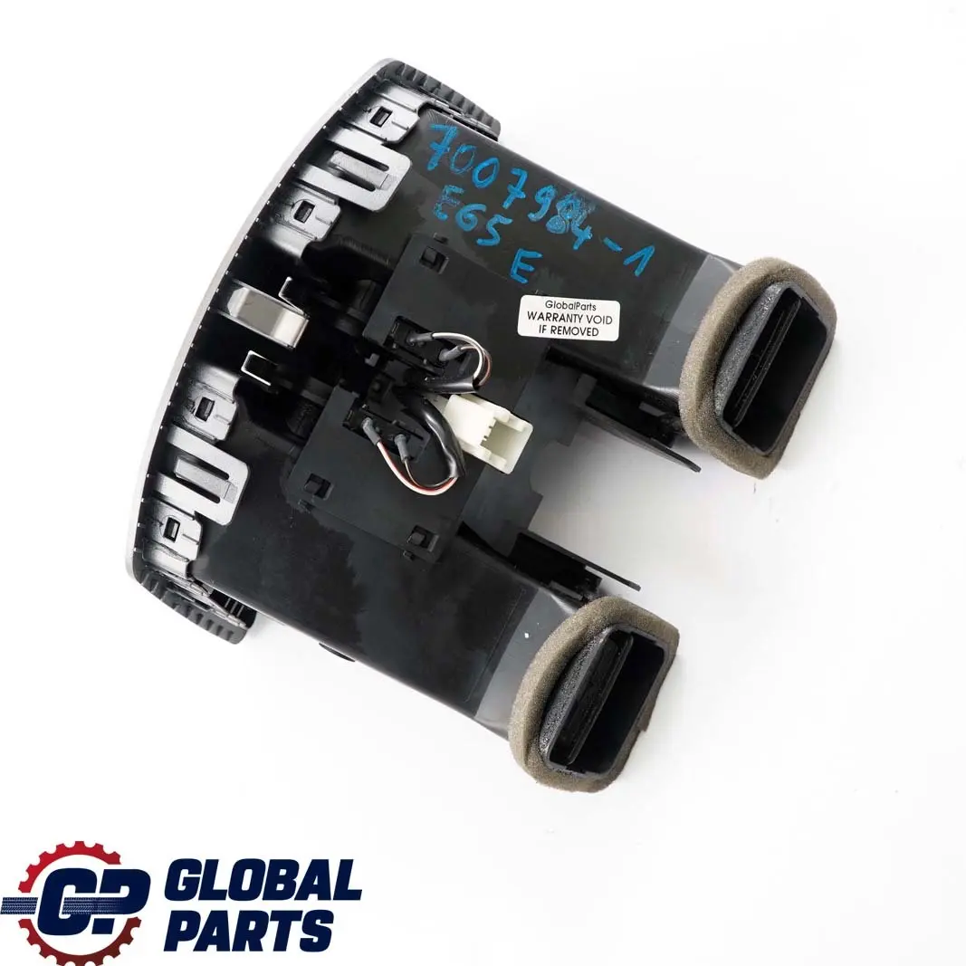 BMW E65 E66 E67 1 Ventilación rejilla aire fresco consola trasera Plata Oscura - SKU 7007984-1 - Número de pieza 7007984