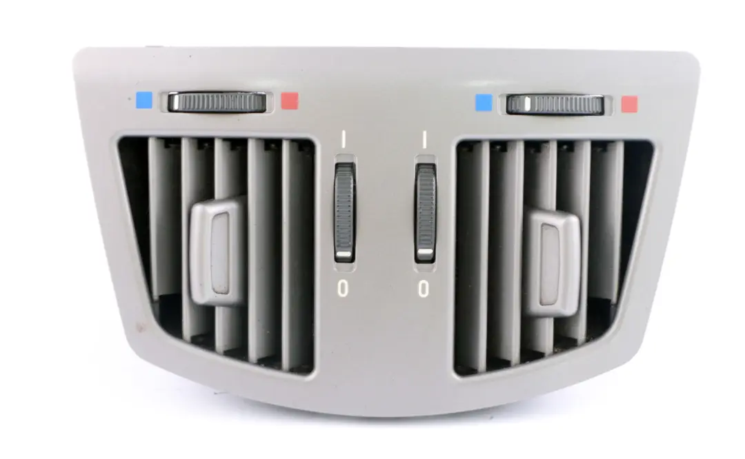 Centre Console Fresh Air Grill Vent Dark Silver to BMW 7 Series E65 E66 E67 Rear with Part number 7007984 BMW 7 Series E65 E66 E67 Rear Centre Console Fresh Air Grill Vent Dark Silver - SKU 7007984 - Part number 7007984