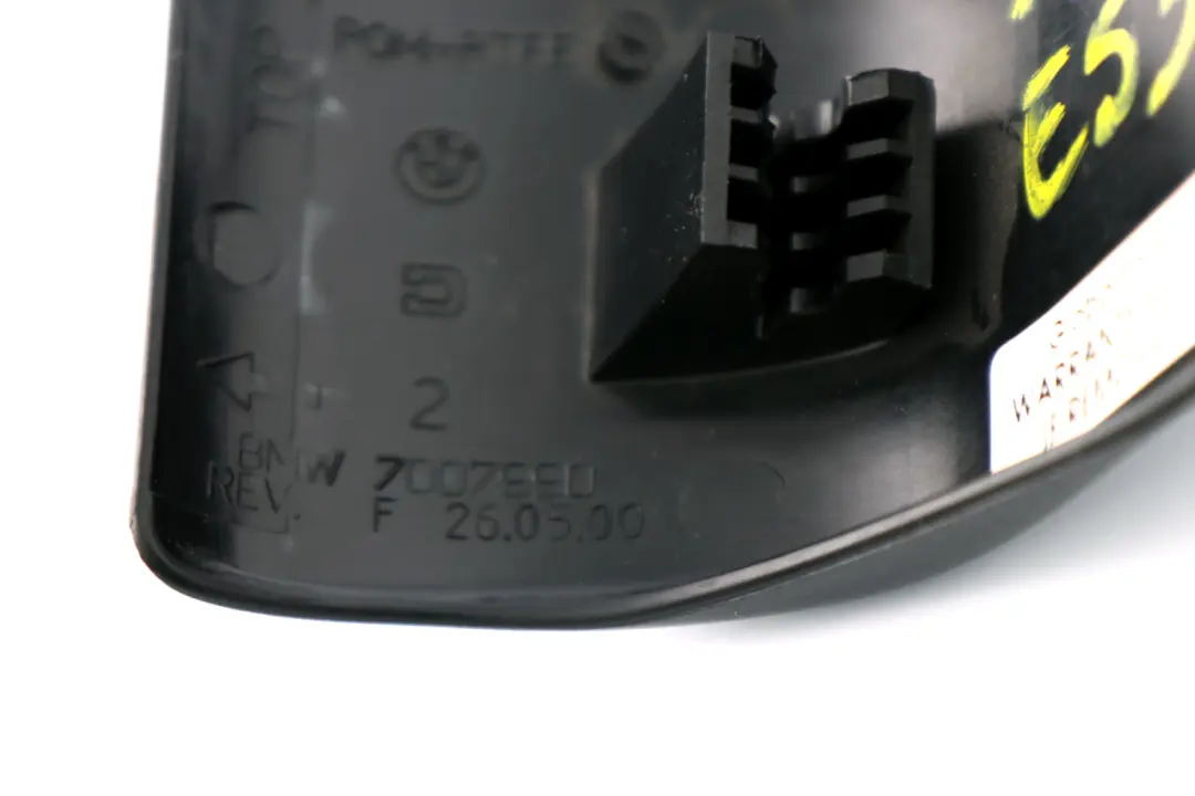 BMW X5 Serie E53 Copertura base sedile posteriore Cerniera Isofix Nero 7007990 - SKU 7007991 - Numero di parte 7007991