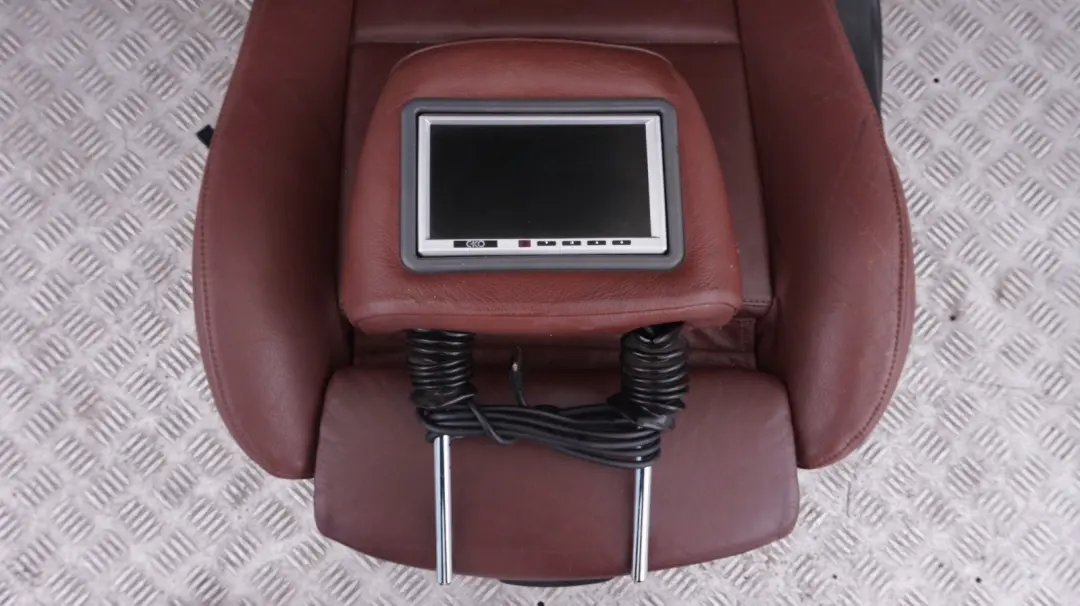 Front Left N/S Passenger Leather Seat Mahagoni Screens to BMW X5 Series E53 Sport with Part number 7008191 BMW X5 Series E53 Sport Front Left N/S Passenger Leather Seat Mahagoni Screens - SKU 7008191-1 - Part number 7008191