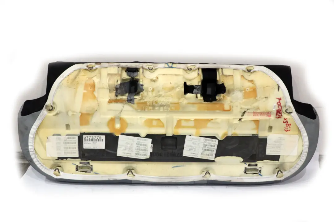 BMW X5 E53 Grigio Pelle Montana Interno Sedile Posteriore Divano Divano Panchina - SKU 7008224 - Numero di parte 7008224