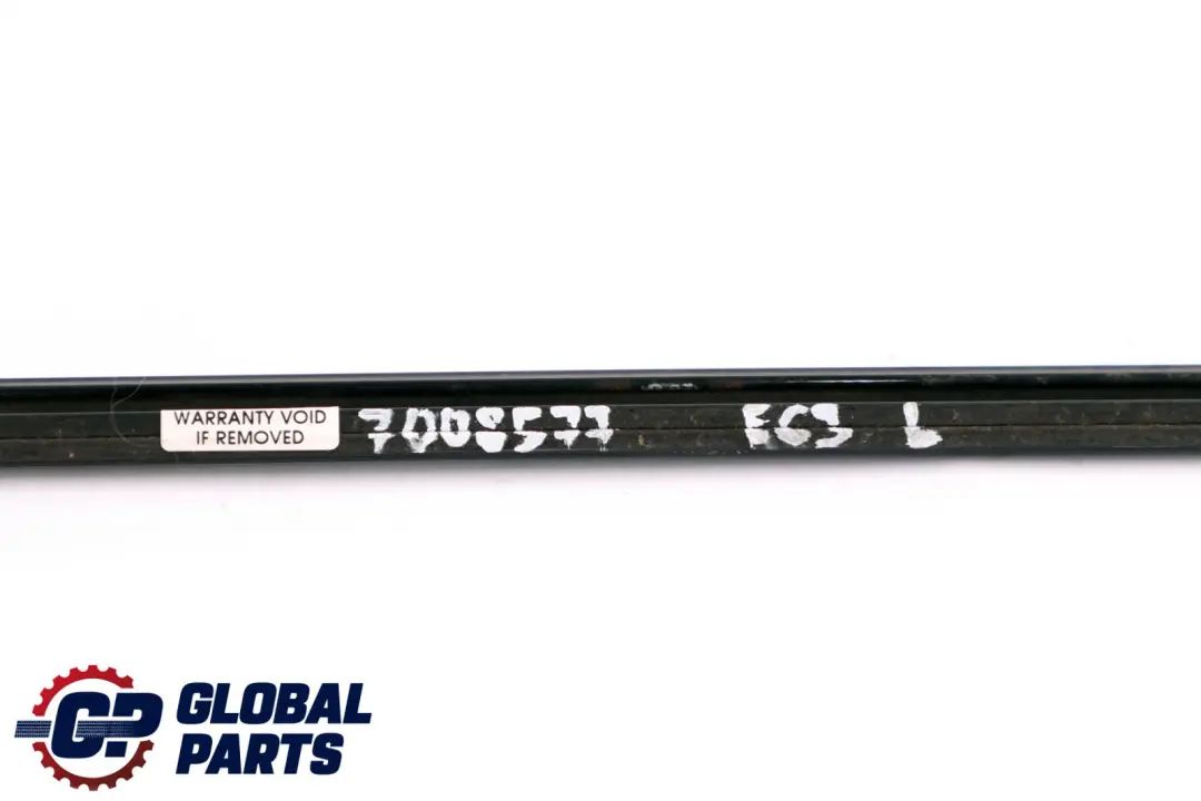 Left Door N/S Outer Weatherstrip Glanzschwarz to BMW 6 Series E63 Rear with Part number 7008577 BMW 6 Series E63 Rear Left Door N/S Outer Weatherstrip Glanzschwarz - SKU 7008577 - Part number 7008577