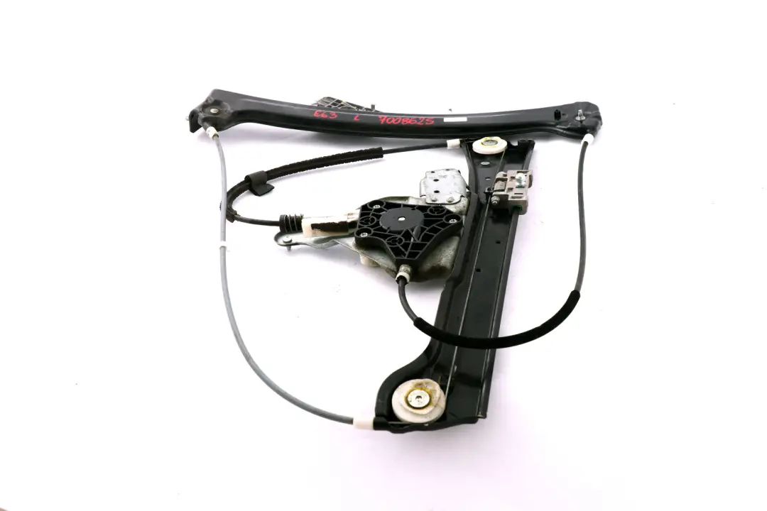 Leve-vitre electrique porte Regulateur avant gauche pour BMW E63 E64 à propos du numéro de pièce 7008625 BMW E63 E64 Leve-vitre electrique porte Regulateur avant gauche - SKU 7008625 - Numéro de pièce 7008625