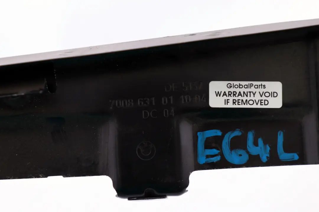 Ventana Eléctrica Trasera Izquierda Ángulo de Conexión para BMW E64 Cabrio con número de pieza 7008631 BMW E64 Cabrio Ventana Eléctrica Trasera Izquierda Ángulo de Conexión - SKU 7008631 - Número de pieza 7008631