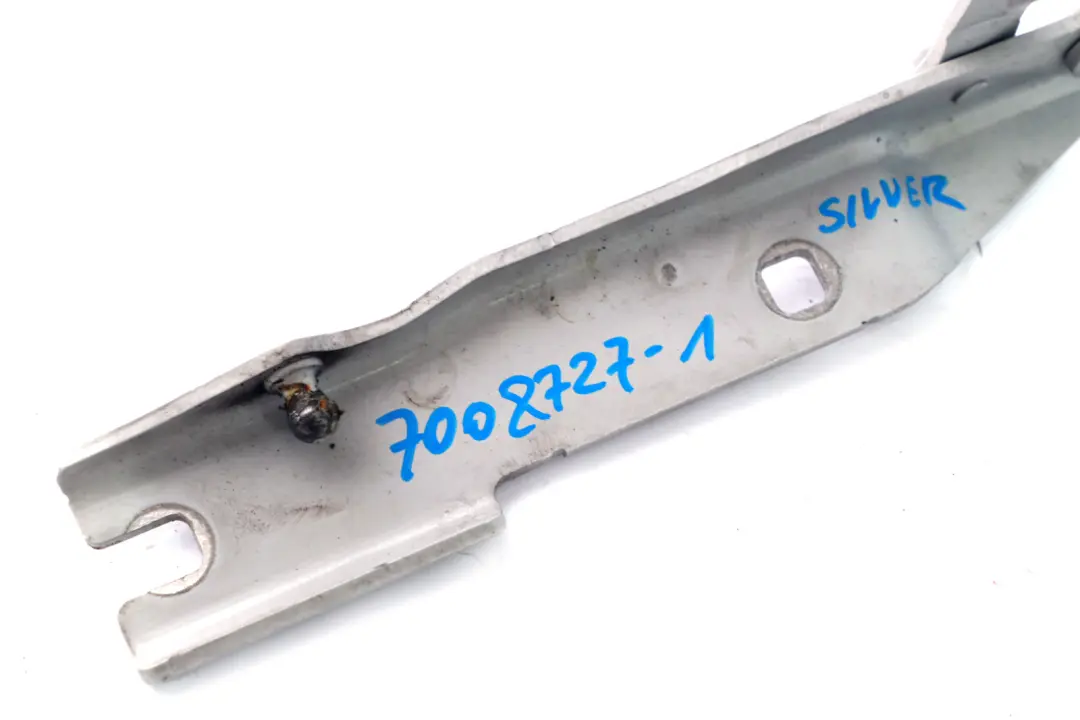 BMW E60 E61 Cofano Cardine Lembo Anteriore SX Argento-Titanio Silver 354 - SKU 7008727-1 - Numero di parte 7008727
