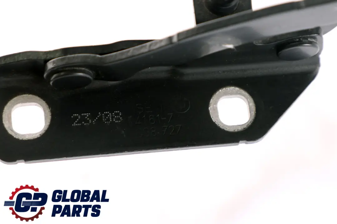 BMW E60 E61 LCI Left Engine Hood Hinge N/S Black - SKU 7008727-2 - Part number 7008727