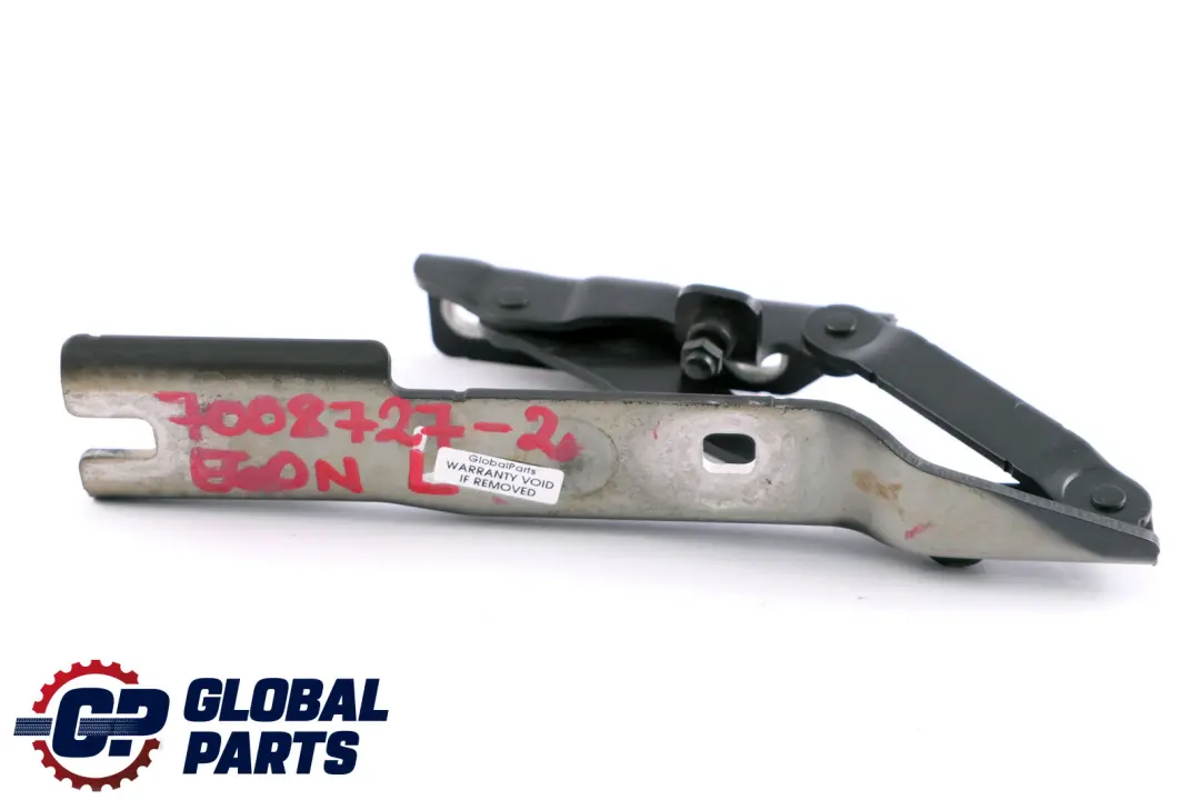 BMW E60 E61 LCI Motor Izquierdo Capó Bisagra Negro - SKU 7008727-2 - Número de pieza 7008727