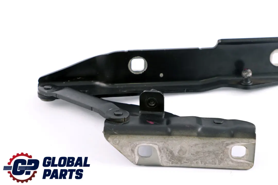 BMW E60 E61 LCI Left Engine Hood Hinge N/S Black - SKU 7008727-2 - Part number 7008727