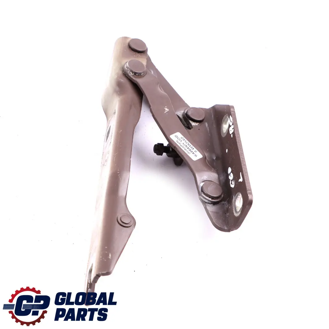 Hood Engine Hinge Left N/S Amethystgrau Grey A09 to BMW E60 E61 LCI with Part number 7008727 BMW E60 E61 LCI Hood Engine Hinge Left N/S Amethystgrau Grey A09 - SKU 7008727-AG - Part number 7008727