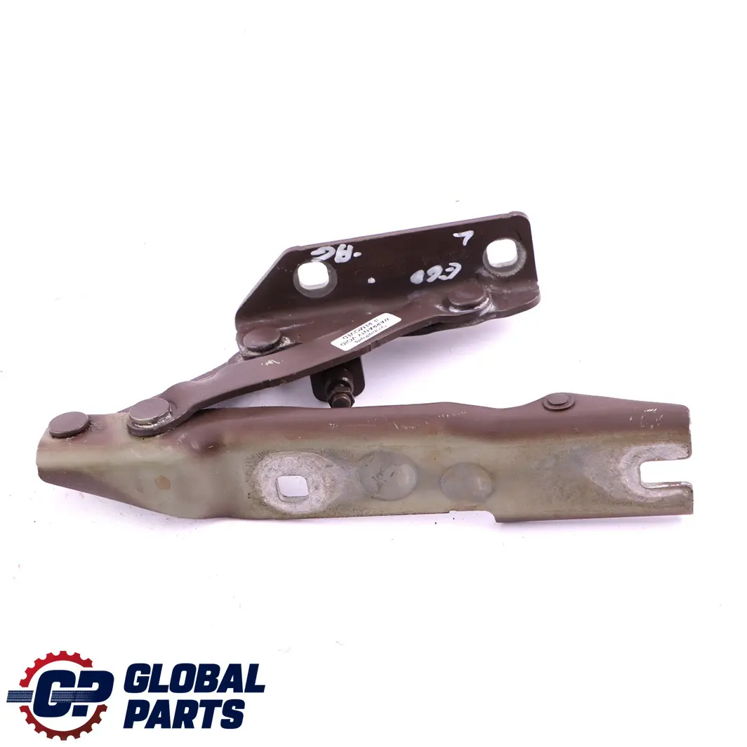 BMW E60 E61 LCI Motor Haube Scharnier Links Amethystgrau Grau A09 - SKU 7008727-AG - Teilenummer 7008727