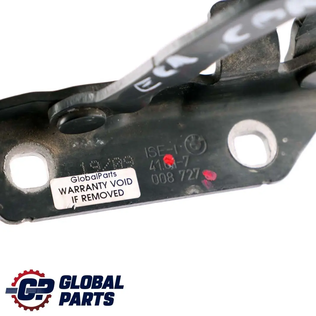 BMW 5 Series E60 E61 LCI Left N/S Engine Hood Hinge Carbonschwarz Black - SKU 7008727-CAR - Part number 7008727