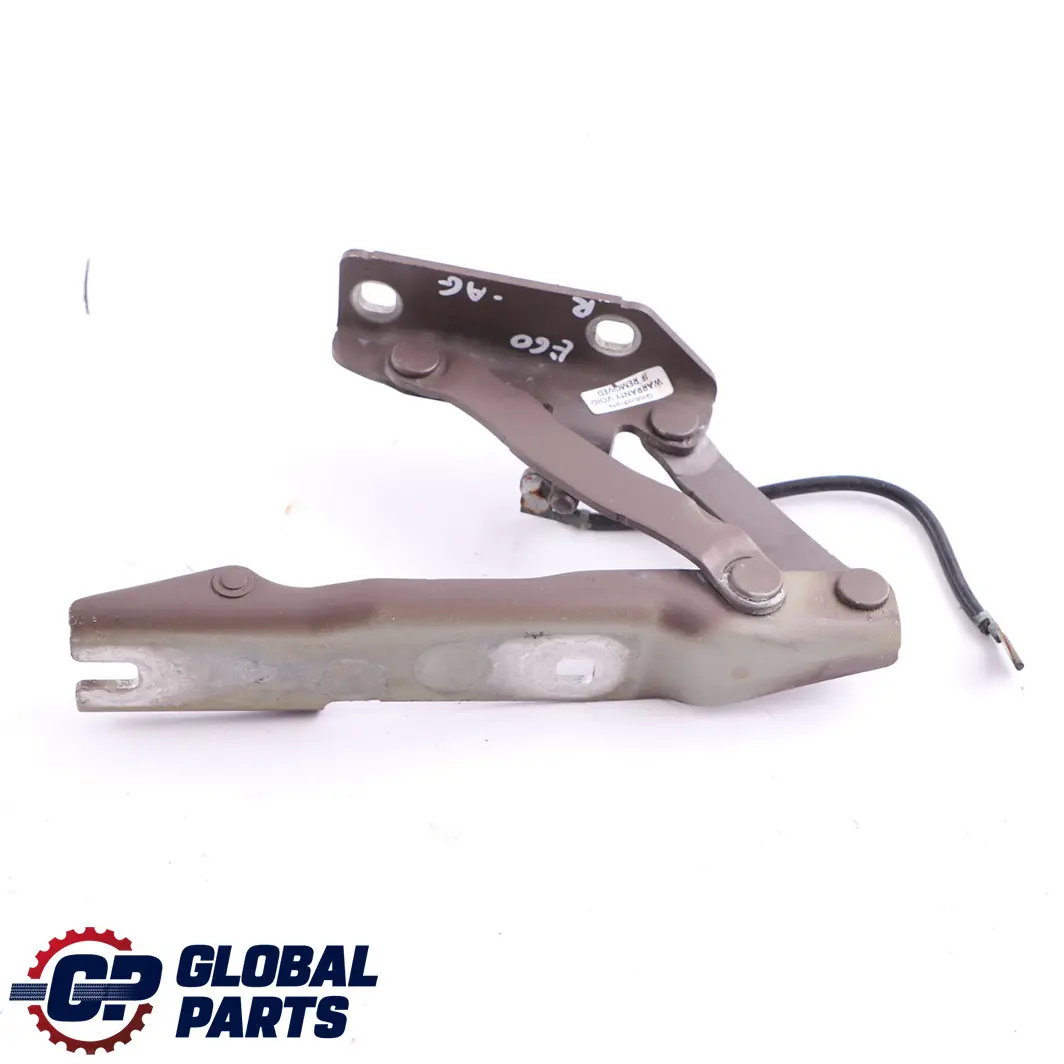 BMW E60 E61 Cerniera cofano motore destra Grigio Ametista - A09 - SKU 7008728-AG - Numero di parte 7008728