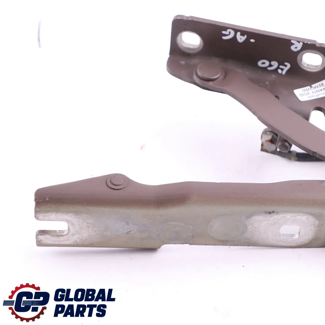 Hood Hinge Right O/S Amethystgrau Amethyst Grey - A09 to BMW E60 E61 Engine with Part number 7008728 BMW E60 E61 Engine Hood Hinge Right O/S Amethystgrau Amethyst Grey - A09 - SKU 7008728-AG - Part number 7008728