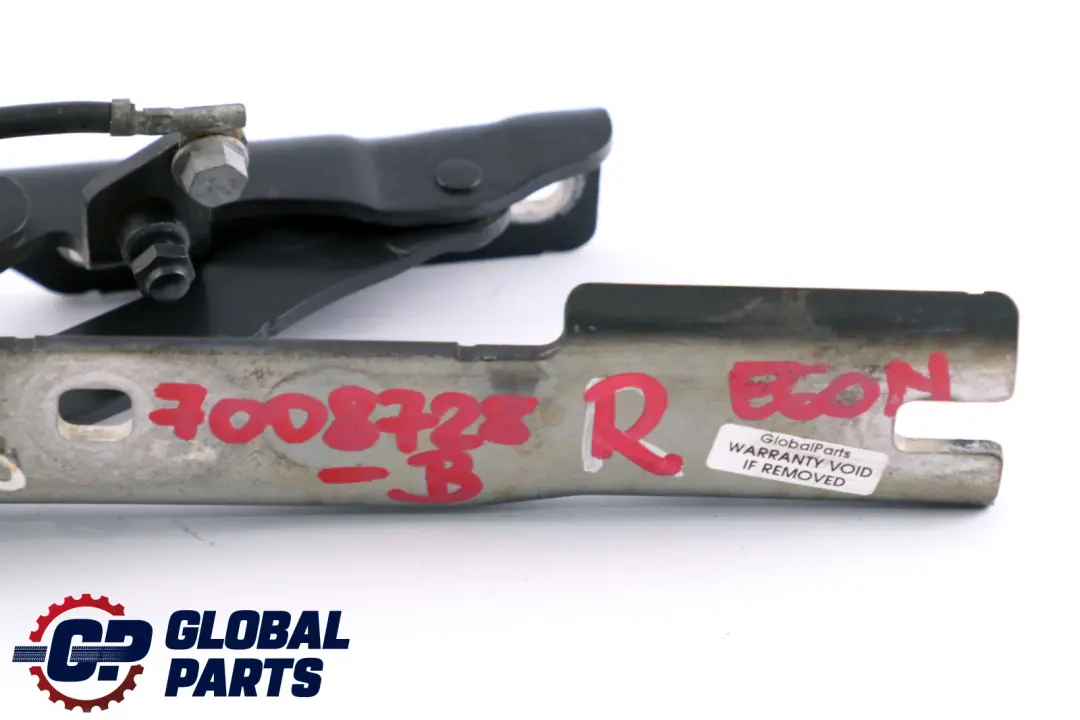 Cerniera Cofano Motore Destro Nero per BMW 5 Series E60 E61 LCI con numero di parte 7008728 BMW 5 Series E60 E61 LCI Cerniera Cofano Motore Destro Nero - SKU 7008728-B - Numero di parte 7008728