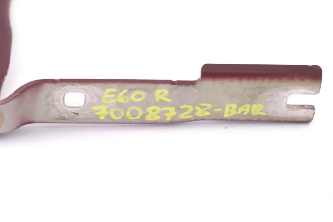 BMW E60 E61 LCI Motor Derecho Capó Bisagra Barbera Rojo A39 - SKU 7008728-BAR - Número de pieza 7008728