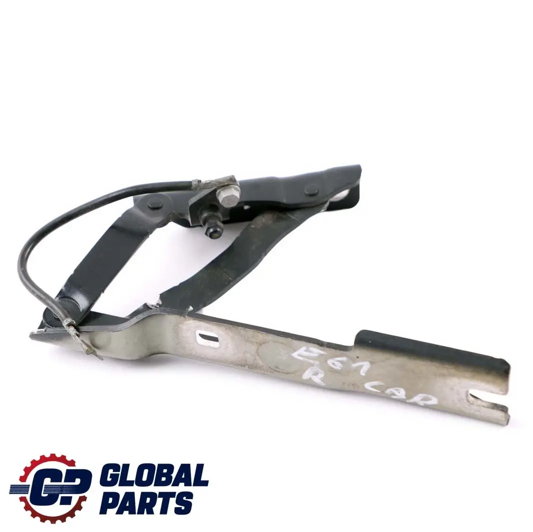 BMW 5 E60 E61 Right O/S Engine Hood Hinge Carbonschwarz Carbon Black - SKU 7008728-CAR - Part number 7008728