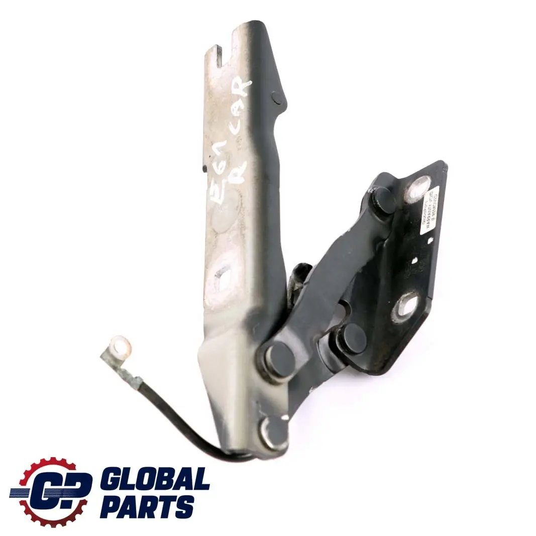BMW 5 E60 E61 Right O/S Engine Hood Hinge Carbonschwarz Carbon Black - SKU 7008728-CAR - Part number 7008728