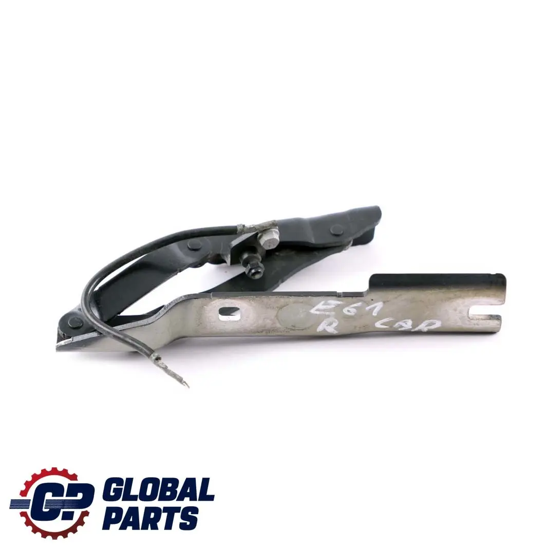 BMW 5 E60 E61 Right O/S Engine Hood Hinge Carbonschwarz Carbon Black - SKU 7008728-CAR - Part number 7008728