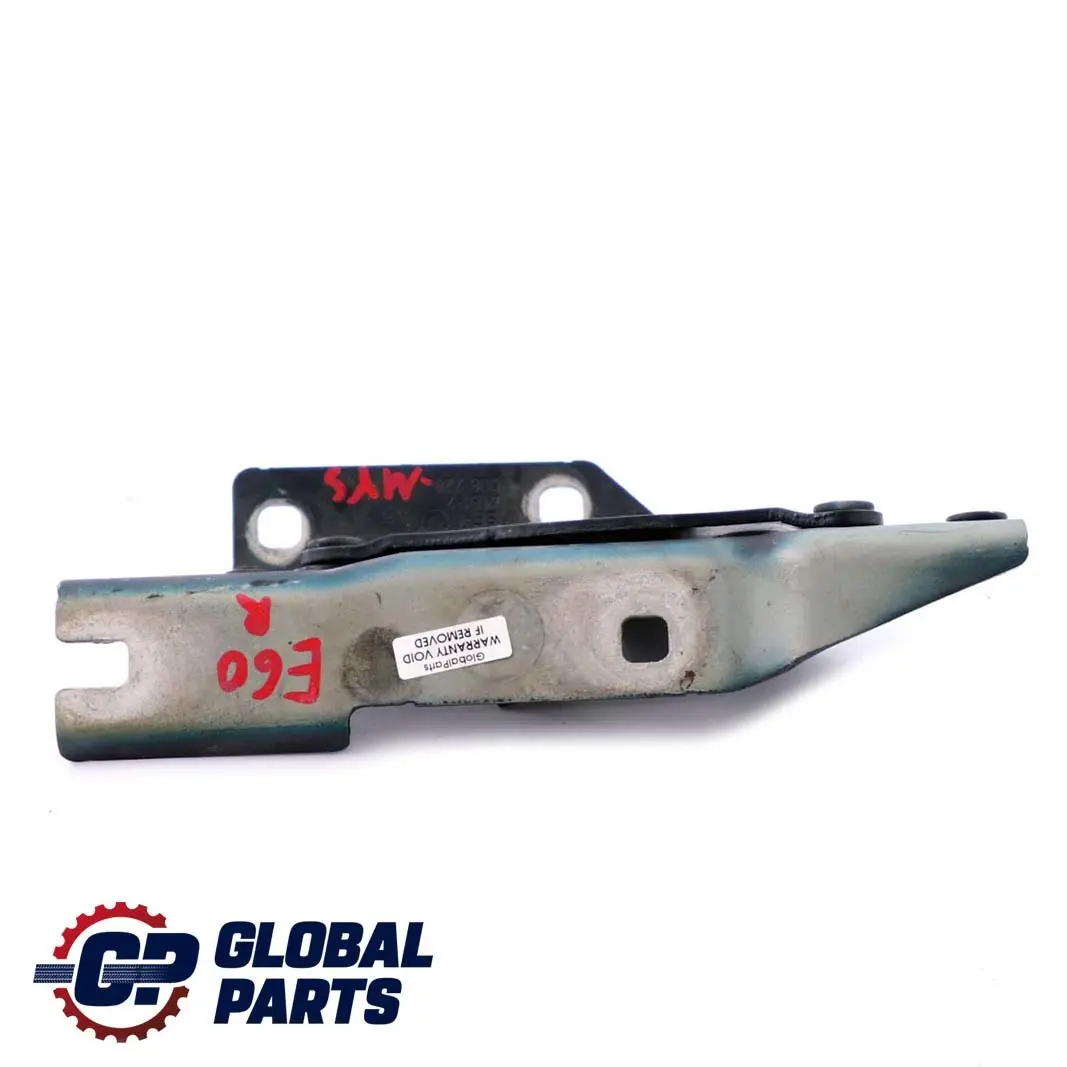 BMW E60 E61 Right O/S Engine Hood Hinge Mysticblau Blue A07 - SKU 7008728-MYS - Part number 7008728