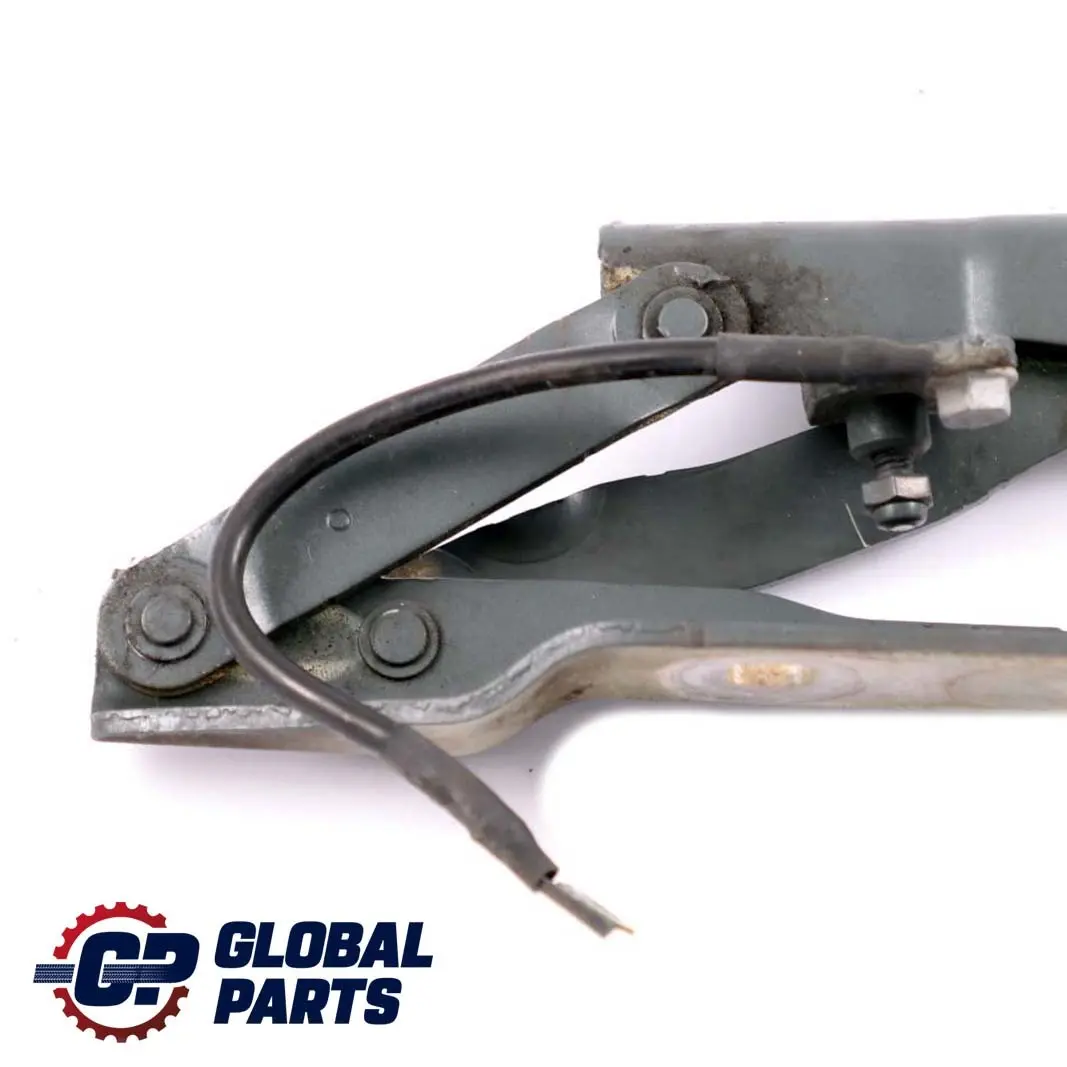 BMW 5 Series E60 E61 Right O/S Engine Hood Hinge Tiefgruen Green A43 - SKU 7008728-TG - Part number 7008728