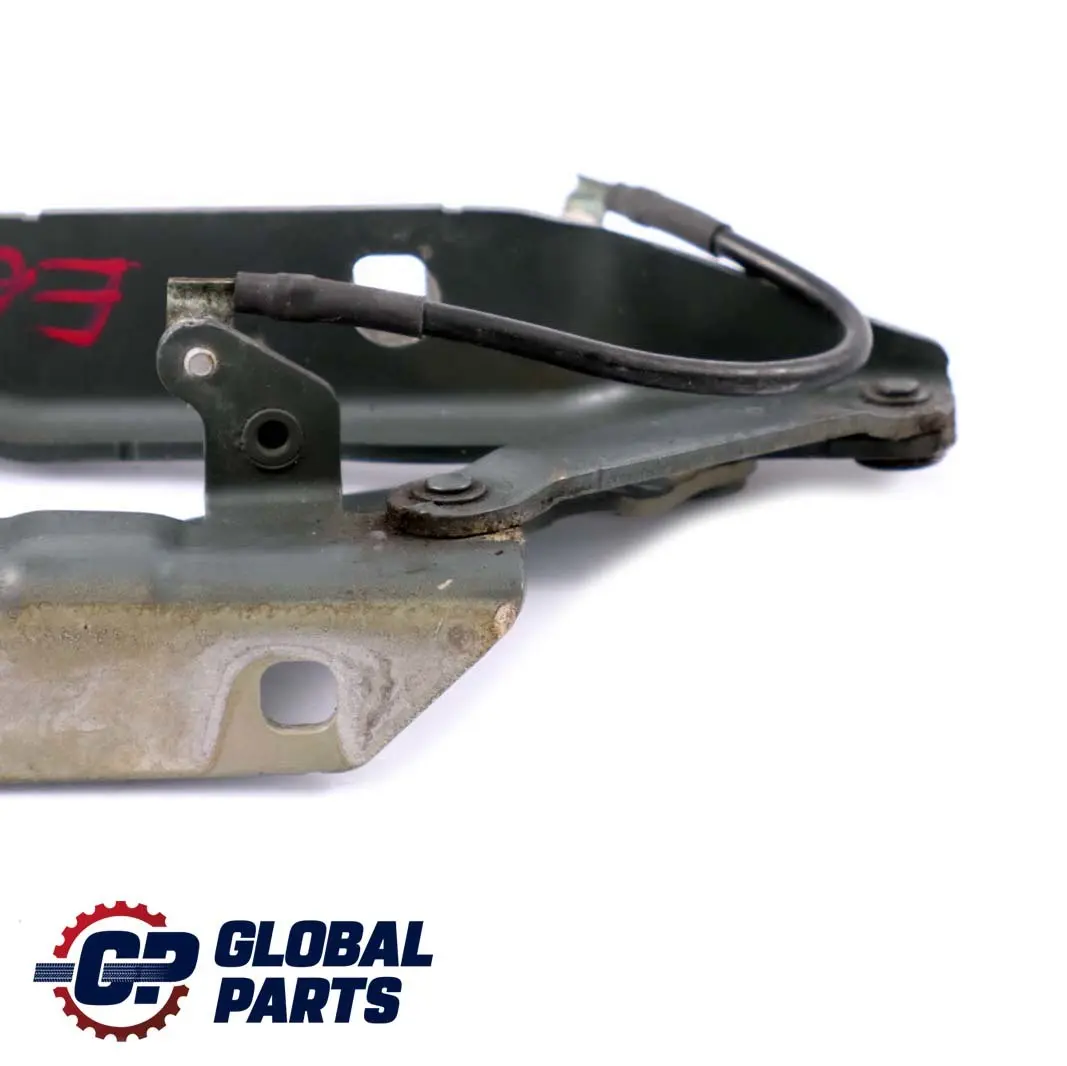 BMW 5 Series E60 E61 Right O/S Engine Hood Hinge Tiefgruen Green A43 - SKU 7008728-TG - Part number 7008728