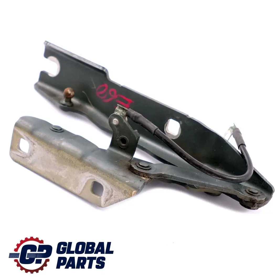 BMW 5 Series E60 E61 Right O/S Engine Hood Hinge Tiefgruen Green A43 - SKU 7008728-TG - Part number 7008728