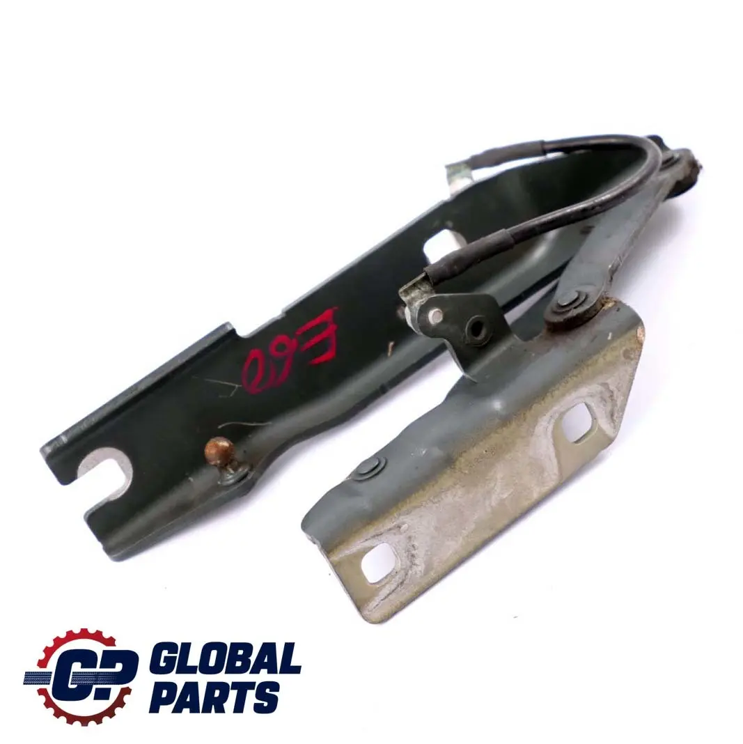 BMW 5 Series E60 E61 Right O/S Engine Hood Hinge Tiefgruen Green A43 - SKU 7008728-TG - Part number 7008728